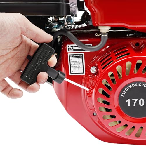 4-Stroke Gas Engine for Outdoor Power Equipment, Lawn Mowers, Tillers, Generators, Home Garden Tools, High Performance Gasoline Motor, Universal Replacement for DIYers and Landscapers