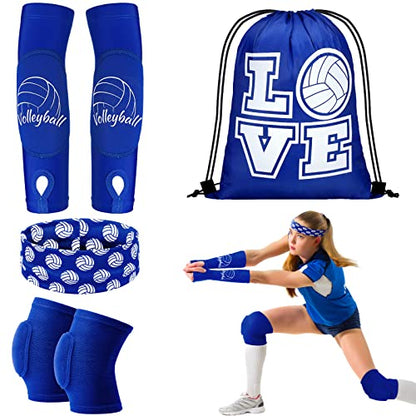 Yinder 4 Pcs Volleyball Accessories - color: Blue, size: Medium