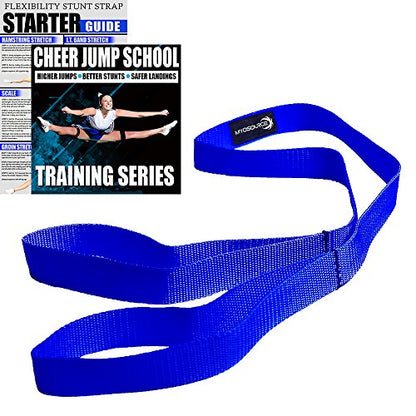 Cheer Kinetic Bands – Leg Strengthening Resistance Bands for Cheerleaders - style: Royal Level 1