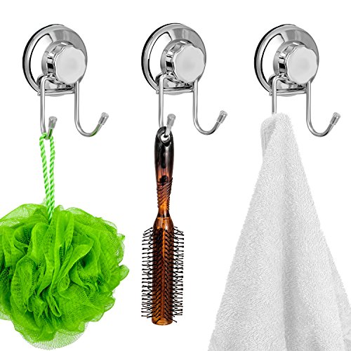 SANNO Powerful Vacuum Suction Cups replacement for Shower Caddy, Sope dish,Double Hooks- Set of 2 - style: 2