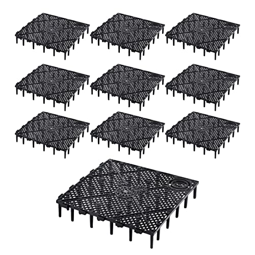 10 Pcs Aquarium Filter Bottom Tray Grid Aquarium Fish Tank Divider Premium Aquarium Filter Plate for Tank Bottom - Efficient Sand Gravel Board