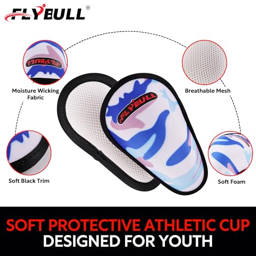 2-Pack Boys Cup Underwear Youth Boxer Briefs with 1 Protective Athletic Cup for Baseball, Football, Lacrosse - color: White, size: X-Large