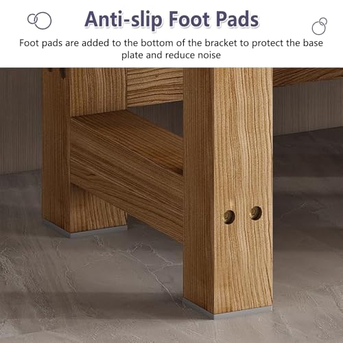 Fish Tank Stand,Customizable Reptile Terrarium Stand with Non-Slip Foot Pads, Indoor Wood Rack for Fish, Home & Hotel Storage, Versatile Shelf for Home Office Use