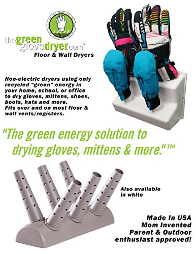 Green Glove Dryer for Hats, Gloves, Shoes & More (Wall) - color: Multicolor