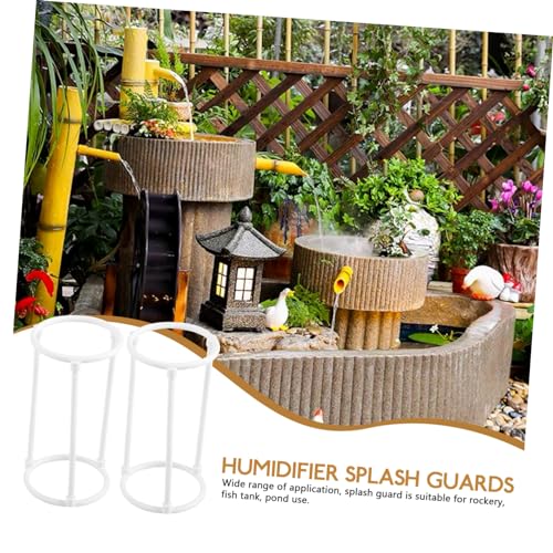 VICASKY 8pcs Humidifier Splash Guards for Fish Tank and Rockery Water Shield Easy to Install Humidifier Accessories Reusable and Splash Guard