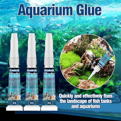 Aquarium Glue, Clear Reef Glue, Instant Coral Adhesive for Plants and Rocks, Mosses, Coral, Stone, Wood, Freshwater and Saltwater Aquascape (3)