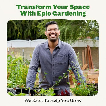 Reusable Seed Starter Tray - Easy Watering Seed Starting Trays - Gardener Friendly Plant Trays for Seedlings | UV-Treated & BPA-Free -6-Cell Seed Starting Trays - 6 Trays/Black