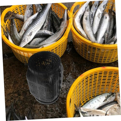 Large Fish Cage with Anti-Escape Net Design for Easy to Install and Clean Fishing Net Cage for Caught Fish and Shrimp Round Fishing Holder