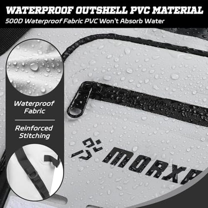 Insulated Fish Cooler Kill Bag with Flat Bottom-26x18 31x14 40x16 50x18 60x20 70x25 Inches Waterproof Fishing tackle Kill Cooler Bag - color: Light Grey-26x18x9