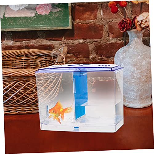 Fish Breeding Box Acrylic Isolation Container Fish Tank for Household Aquarium with Transparent Design Easy Installation for Betta Guppy Shrimp Hatchery