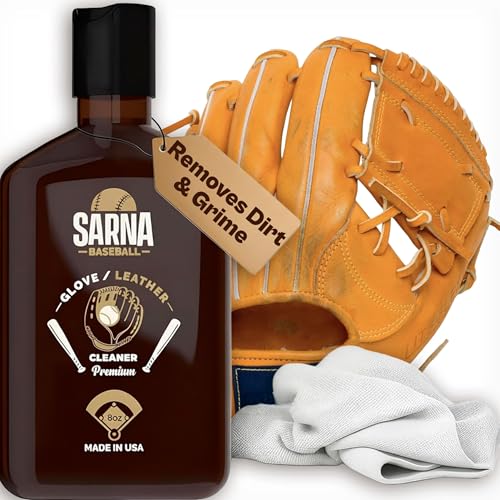 SARNA BASEBALL Glove & Leather Cleaner and Conditioner, 8 Oz - size: 8oz Baseball