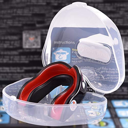 ORAL MART Pro Mouth Guard for Sports (Adult) - Football, MMA, Boxing, BJJ - color: Fangs / Vampire