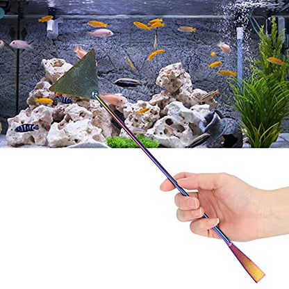 cm Aquarium Long Sand Spatula Stainless Steel Fish Tank Sand Soil Substrate Flattener