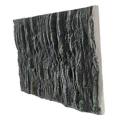 Happyyami 1pc Vertical Grain Aquarium Background Board Terrarium Backdrop for Reptile Tanks No Bad Smell Chic Decorative Landscape for Fish Tanks Living Room Decor