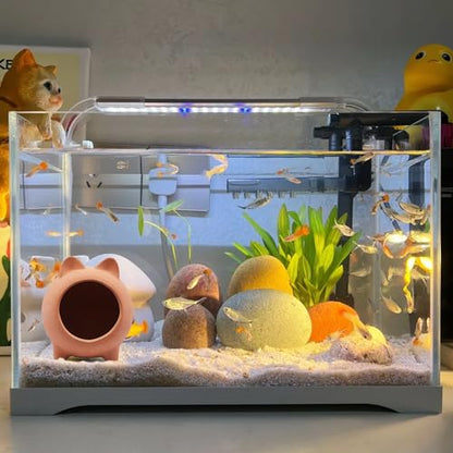 Pleco Shrimp Breeding Cave Betta Fish Tank Accessories Cute Ceramic Fish Tank Ornament Fish Hideout for Aquarium Decoration