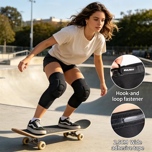 EULANT Volleyball Knee Pad,ThickenAnti-Collision Sports Protection Knee Pad - size: Knww Pads(X-Large)