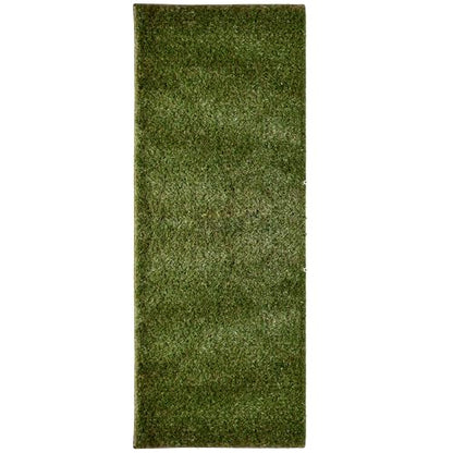 iCustomRug Ivy, Thick Realistic Grass Mats & Rugs 3' X 12' Synthetic Turf with Finished Edges, Indoor Outdoor Grass Pet Pad - size: 3' x 12' (Runner)