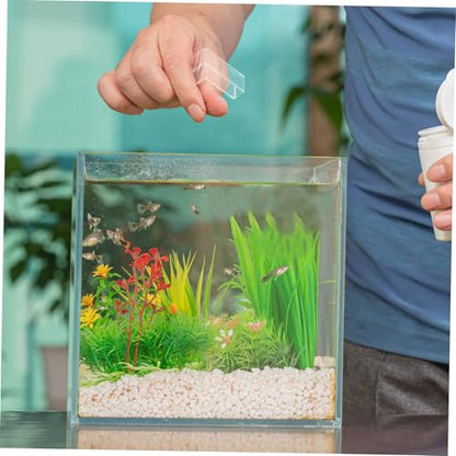 Garneck 10pcs Plastic Glass Clamps for Aquariums and Showcases Shaped Fixing Clip for Glass Panels Easy Installation and Support for Displays
