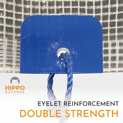 Grommet Reinforcement Tape - Double Eyelet Strength, Repair tarp Eyelets, Tarpaulin Grommets kit, Tarpaulins Protection 10-Pack (1220)