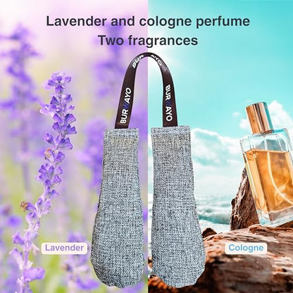 Boxing Glove Deodorizer – Bamboo Charcoal Bags with Fresh Aroma, Enhanced Dry-Core Formula, Odor & Moisture Control for Gloves/Shoes, 2×75g (Lavender)