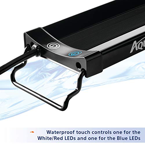 Aqueon LED OptiBright Fish Tank Aquarium Light Fixture, 18-24 Inch - size: 18-24 Inch