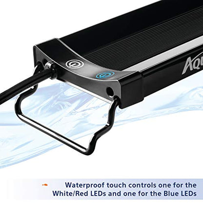 Aqueon LED OptiBright Fish Tank Aquarium Light Fixture, 18-24 Inch - size: 18-24 Inch
