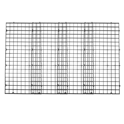 Kisangel 10pcs Aquarium Divider Panels for Fish Tank Isolation Easy to Install Breeding Tray for Fish Grid Bottom Panel