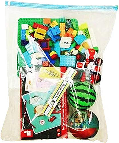 5 Pack Super Jumbo 40"X52" Zip and Lock Big Storage Bag Zipper Resealable Plastic Bags Strong 3 Mil Thickness