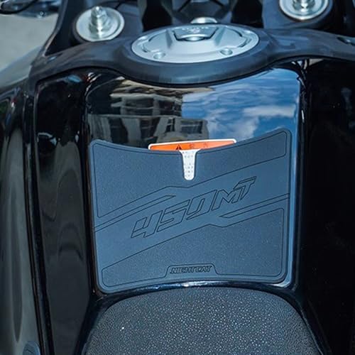 Motorcycle Tank Pad,Motorcycle Fuel Tank Protector,Gas Tank Decals Compatible with CFMOTO 450MT CF Moto MT450 450 MT(Black Tank pad) - color: Black Tank Pad