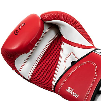 RIVAL Boxing RB2 2.0 Super Bag Gloves, Hook and Loop Closure - High-Density, Multi-Layered Padding, and Breathable Mesh Palm - color: Red, size: X-Large