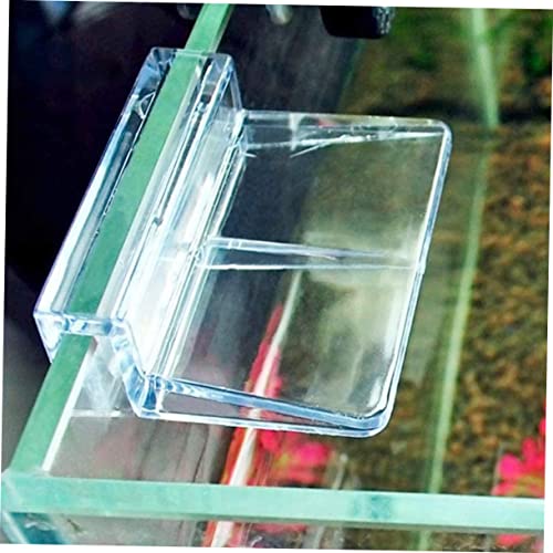 Milisten Fish Tank Bracket Fish Tank Lid Clip Aquarium Glass Cover Holder Aquarium Cover Holder Fish Tank Stands Aquarium Glass Lid Bracket Fish Tank and Stand Shelf Frame Acrylic, 5x4cm, Y450321RJ4