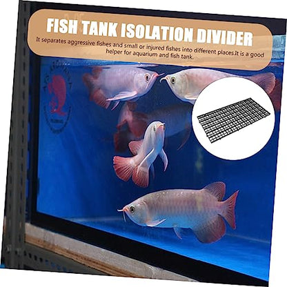 VICASKY 6Pcs Fish Tank Divider Durable Plastic Plates Multi Design for Enhanced Water Flow for Freshwater Saltwater Aquariums for Home
