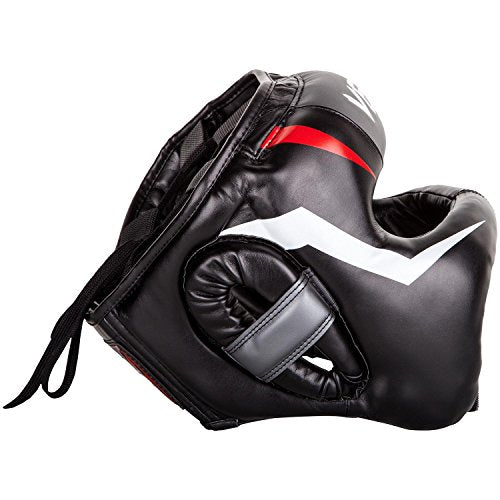 Venum Elite Iron Headgear - color: Black/Red