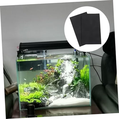 Yardwe 2pcs Aquarium Leveling Mat Insulated Pad for Fish Tank Stability Non Slip Cushion for Aquatic Pets Reduces Noise Enhances Aquascaping
