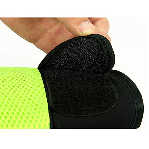MaxxMMA Neoprene Washable Heavy Bag Gloves - Boxing Punching Training - color: Neon Yellow, size: Small-Medium