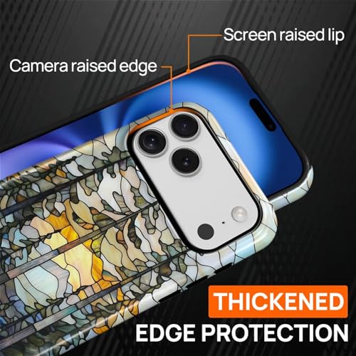 Magnetic Case for iPhone 17 Pro Max,Compatible with Magsafe PC Hard Shell Silicone Inner Bumper Anti-Scratch Full-Body Cover Shockproof Slim Design Mountains Sunset