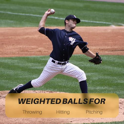 Premier Pitching Plyo Training Ball for Baseball and Softball | PVC shell plyo ball for warmups, arm care, command work, and throwing mechanics - size: 3.5oz