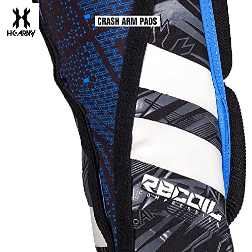 HK Army Crash Arm Pads - color: Black, size: Small-Medium