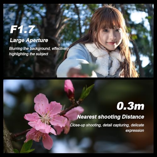 VILTROX 25mm F1.7 Air FE Pocket Dispo Lens AF F/1.7 E-Mount Portable Shot for Sony Beginner's Lens Auto Fcous APS-C Large Aperture Prime FE Lenses