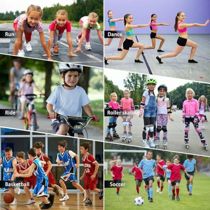 EULANT Soft Elbow and Knee Pads for Kids,Thicken Protect Elbow Knee Pad,M - size: Kids Suit M(Elbow M+Knee M)