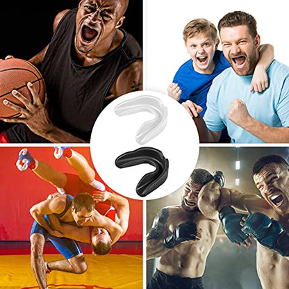 Frienda Adult Mouth Guards for Sports with Case - color: White, Black