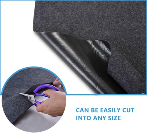 Aquarium Leveling Mat，Under Fish Tank Mat——Soft Absorbent Material，Anti-Slip and Waterproof Backing，Cushion the Friction Between the Fish Tank and the Table，Washable (24 x 36 Inch) - size: 24 x 36 Inch