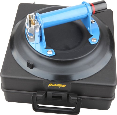 DAMO 10" Vacuum Suction Cup for Glass & Granite Lifting,Heavy Duty Glass Lifter with metal Handle,Suction Cups with Hand Pump, with Free Case - style: 10" Metal Handle