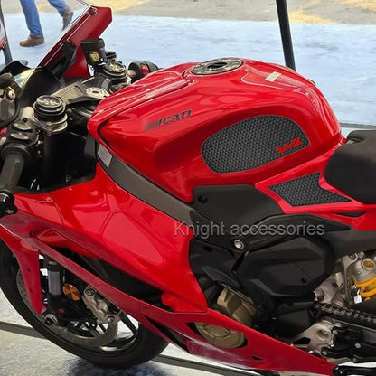 Tank Grips For Panigale V4 Panigale V4S /SP2 2025 Fuel Tank Pad Tank Protection Sticker Knee Grip Pads Knee Traction