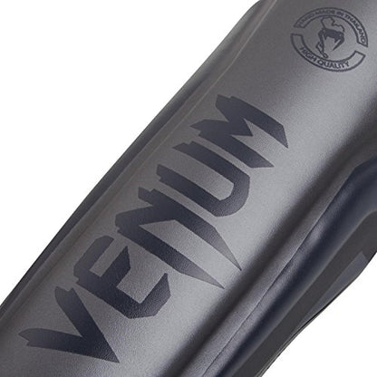 Venum Elite Standup Shin Guards - color: Grey/Grey, size: X-Large