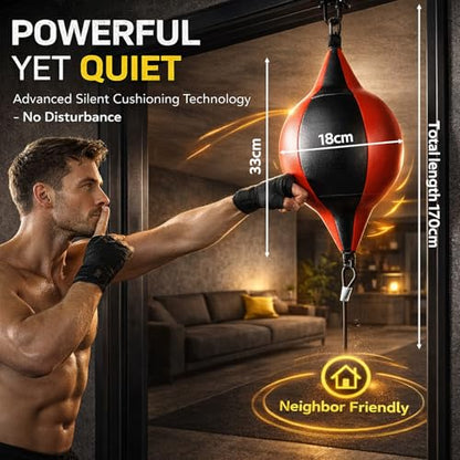 TARSHYRY Double End Bag Boxing Ball,PU Leather Double End Punching Bag Boxing Striking Improve Reflexes, Fast Speed Hanging Boxing Ball for Training, TARSHYRYzinw1pgkq0