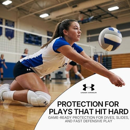 Under Armour Volleyball Knee Pads, Set of 2 - color: White, size: Adult Medium