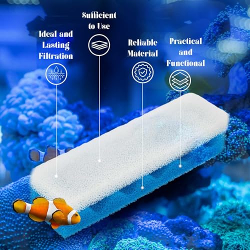 74 Pcs Canister Filter Media Kit Compatible with Fluval 406/407 Filter, Including Foam Pads, Water Polishing Pad, Activated Carbon, Nitrite/Phosphate/Ammonia Remover, Mesh Bag, 2 Ceramic Ring - style: 406/407
