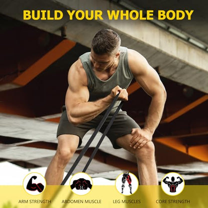 Pull Up Bands, Resistance Bands, Pull Up Assistance Band Exercise Bands for Men & Women Working Out, Body Stretching, Physical Therapy, Muscle Training - color: Green