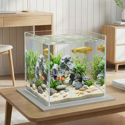Aquarium Leveling Mat, 24 x 24 Inch, Gray | 6mm Thick, Non-Slip, Shockproof, Waterproof, Easy to Cut - color: Gray, size: 24 x 24in